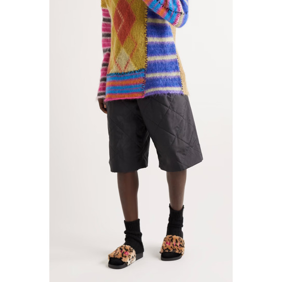 Marni Leopard print faux fur slide size EU 45 / US 12 Men's - Picture 6 of 6